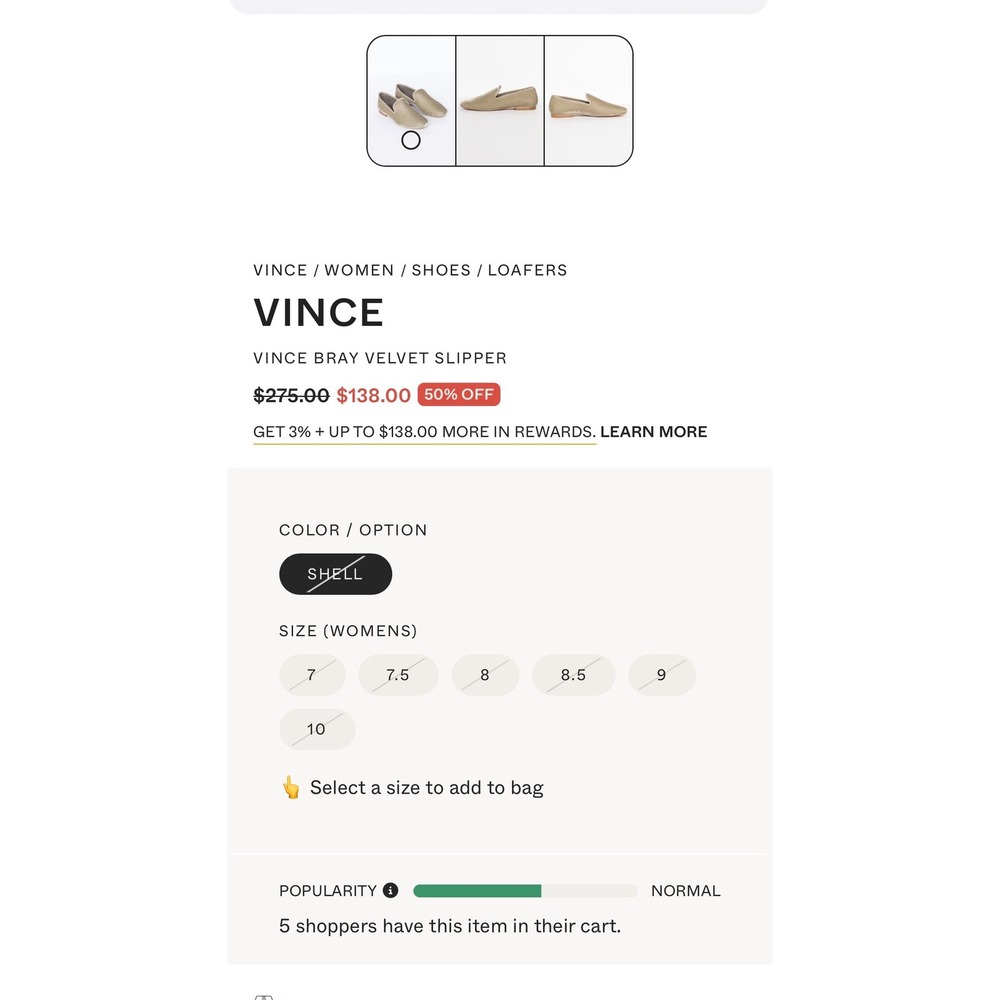 Vince Bray Blush Rose Velvet Loafers Flats Made in Italy Womens 9.5 Old Money - Picture 9 of 9